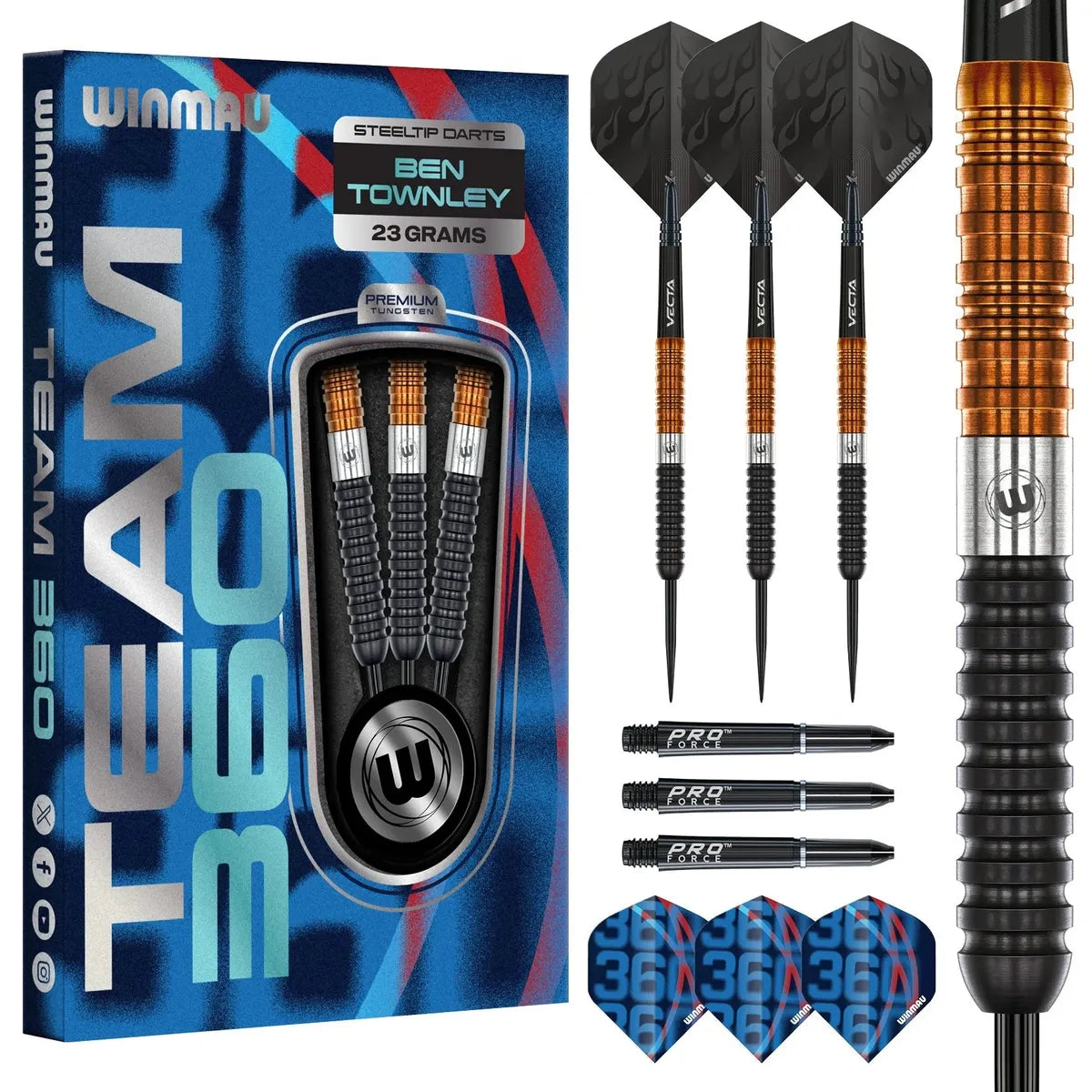 Ben Townley 23G Tungsten Darts