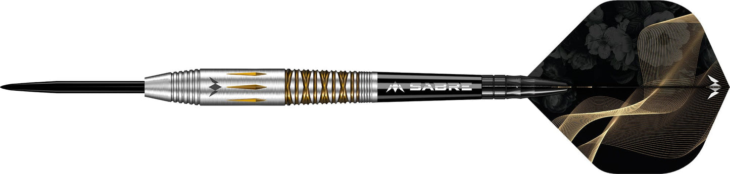 Mission Almudena Fajardo Ayuso Darts - Steel Tip - 95% Tungsten - Gold Pvd Milled Silver