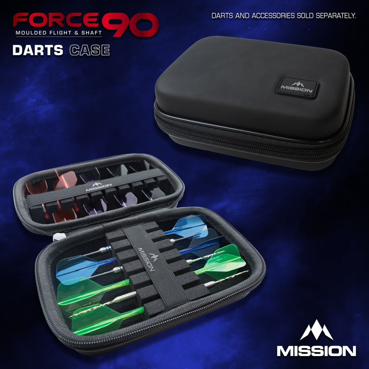 Mission Force 90 Dart Case Eva Moulded Wallet - Large