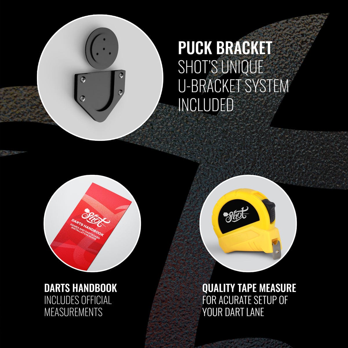 Shot Bandit Dartboard Professional - 4Th Generation