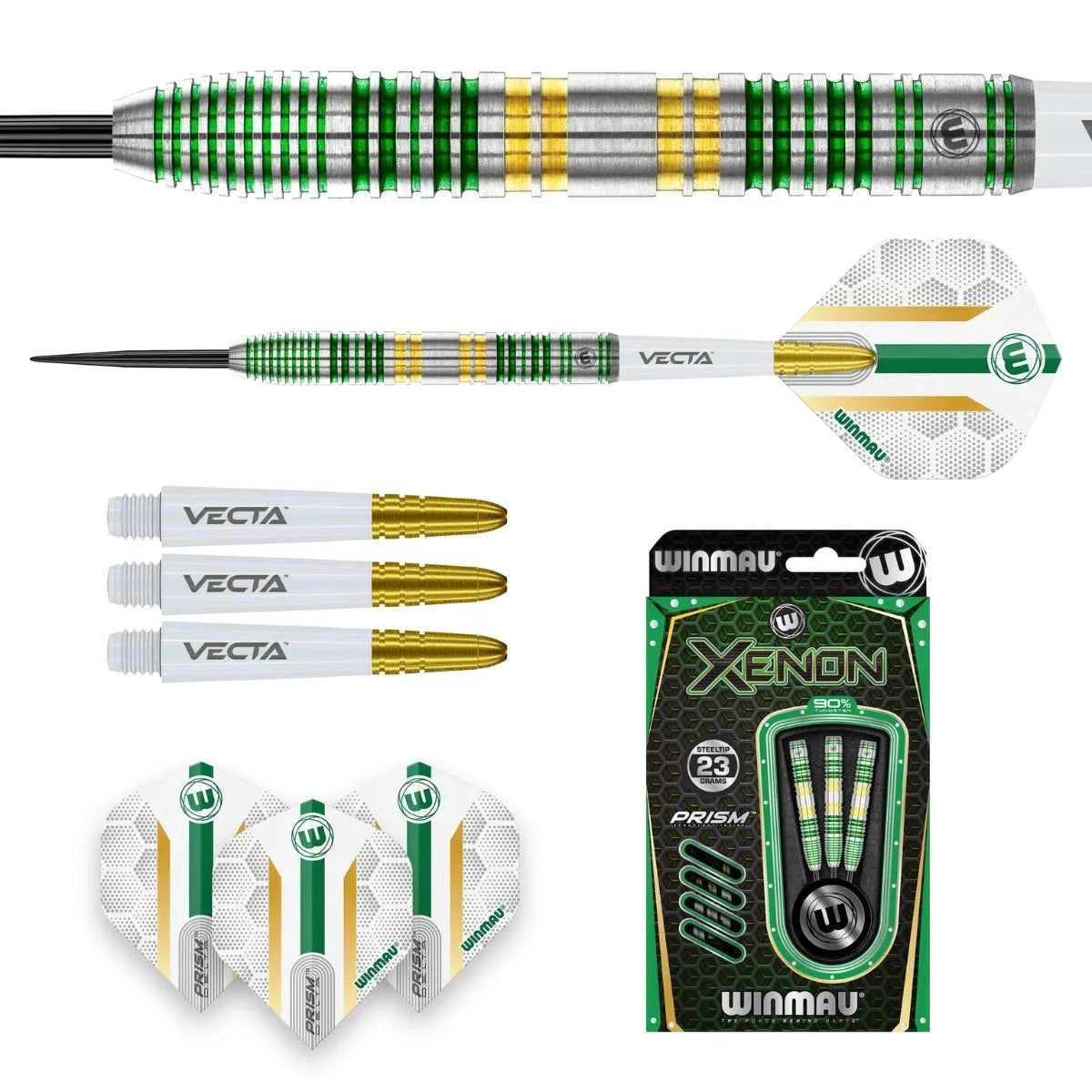 Winmau Xenon 90% Tungsten Steel Tip Darts