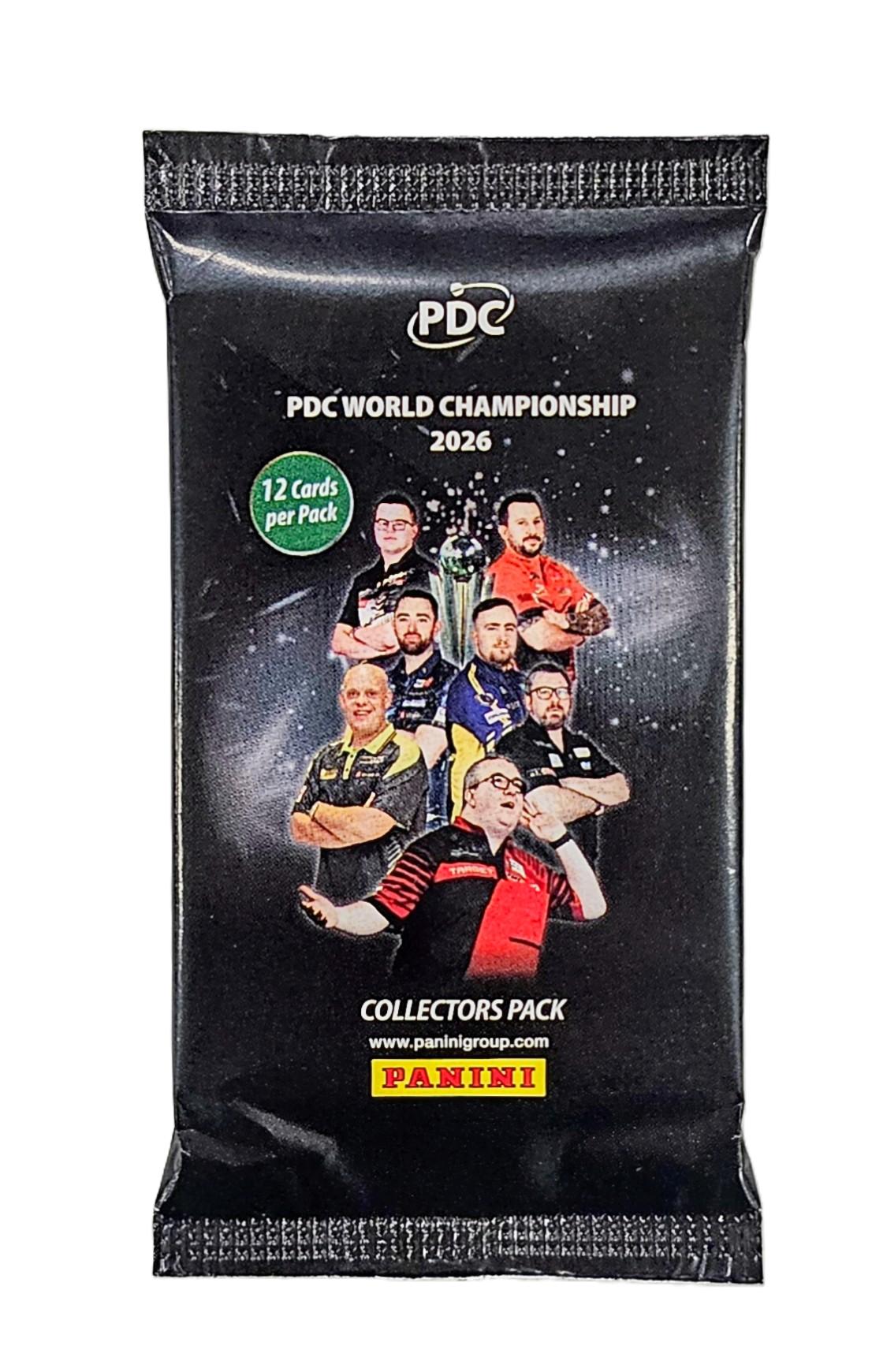PDC World Championship 2026 Darts Trading Card Collection - Single Pack