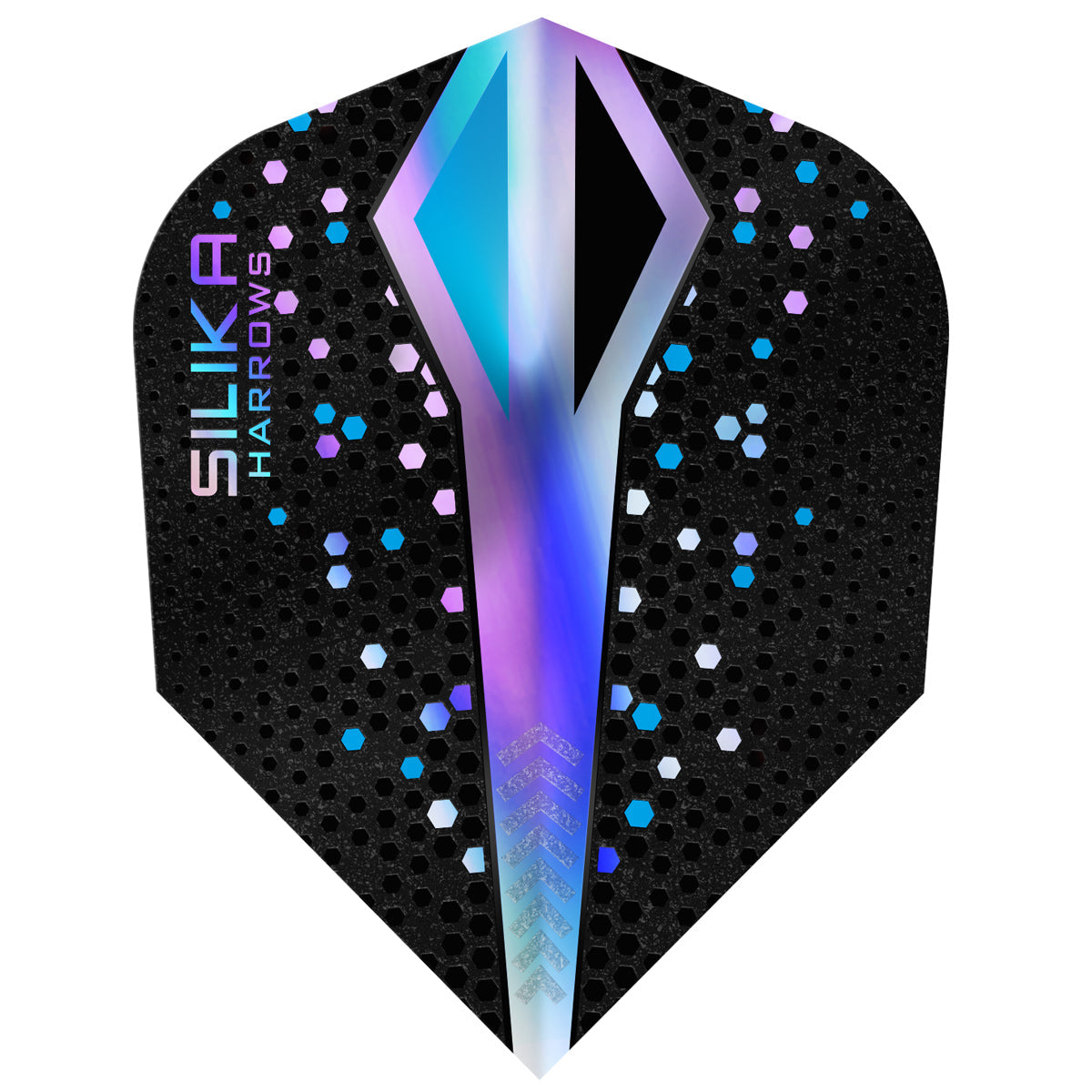 Silika Colourshift X Standard No6 Dart Flights - Silver