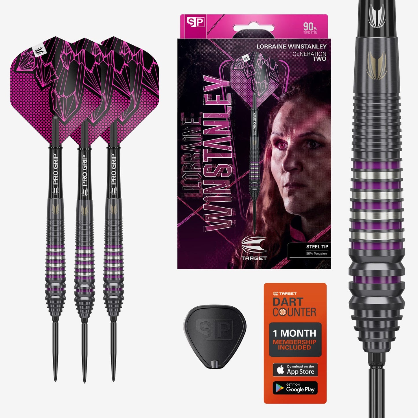 Lorraine Winstanley G2 24G Sp Steel Tip Darts 2025