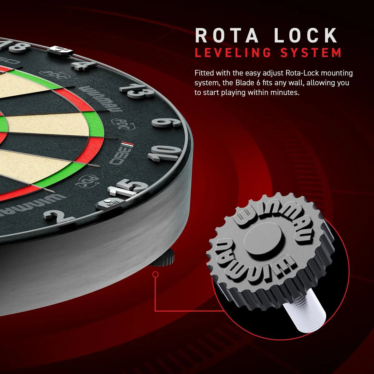 Blade 360 Triple Core Dartboard - Official Pdc Match Quality