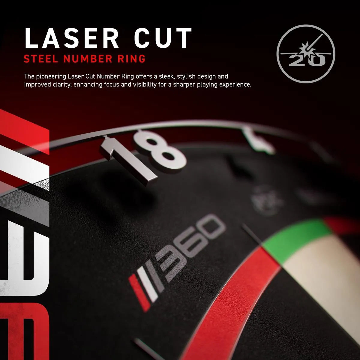 Blade 360 Triple Core Dartboard - Official Pdc Match Quality