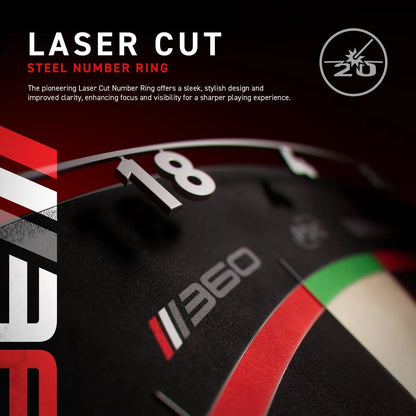 Blade 360 Triple Core Dartboard - Official Pdc Match Quality