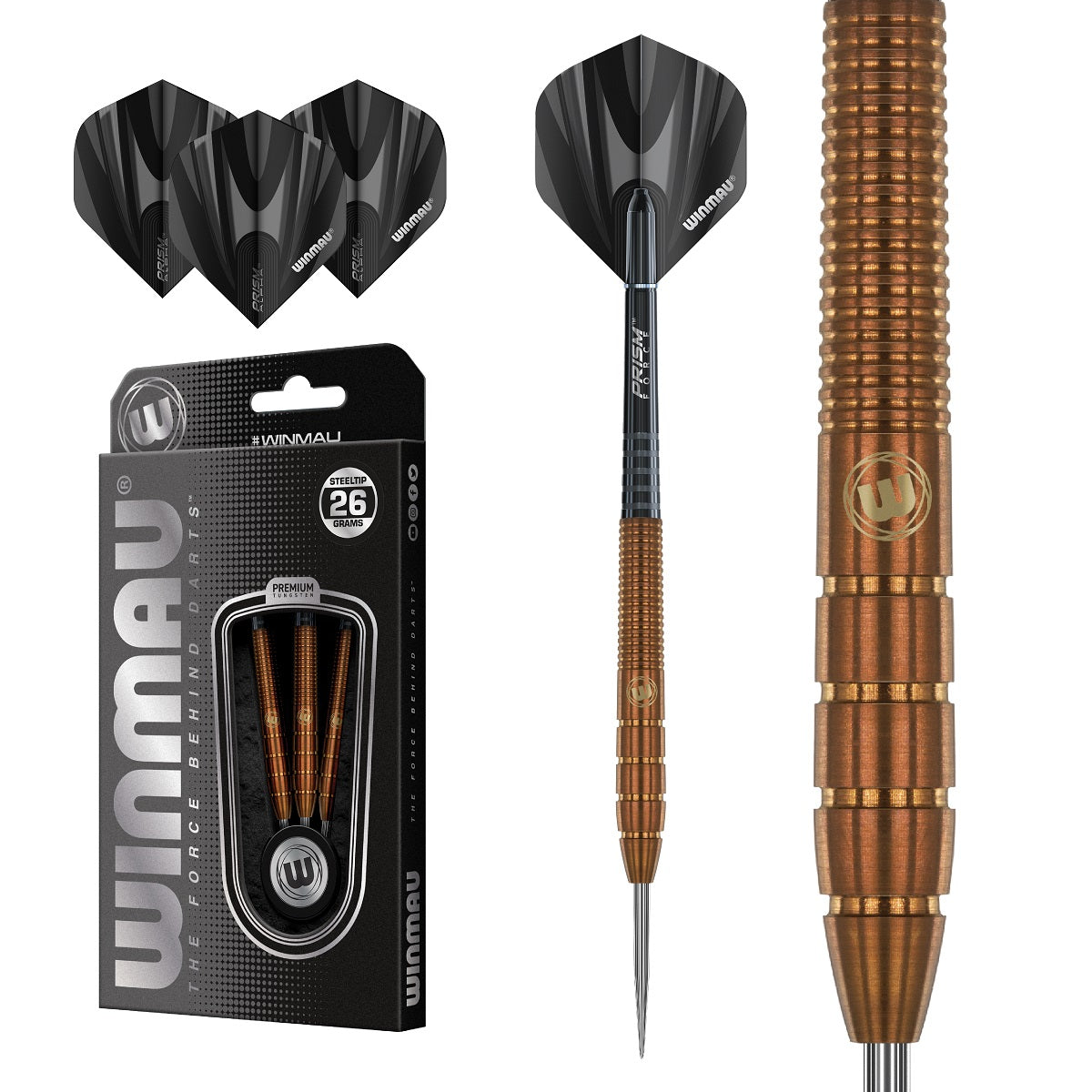 Winmau Darren Herewini 90% Tungsten Steel Tip Darts