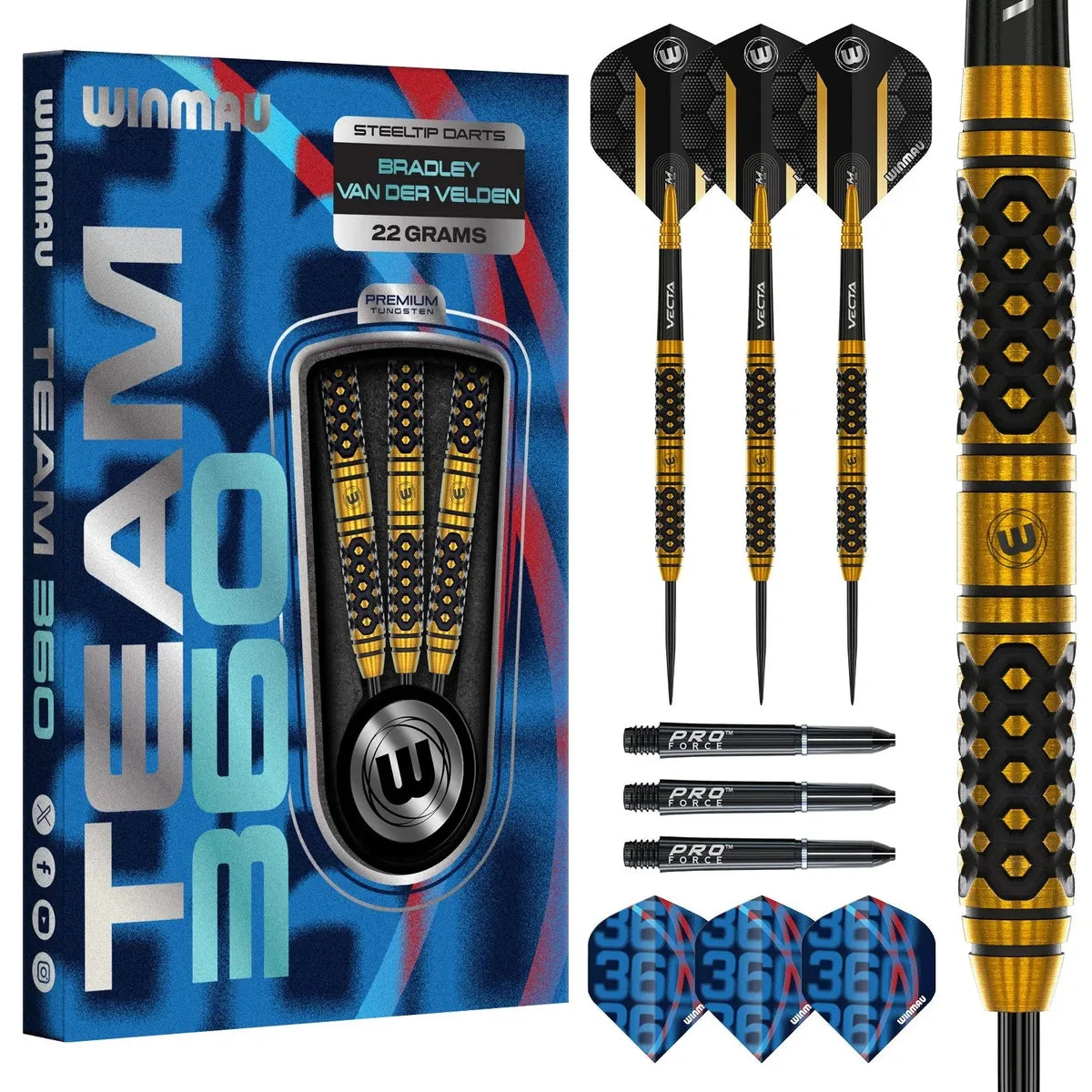 Bradley Van Der Velden 22G Tungsten Dart