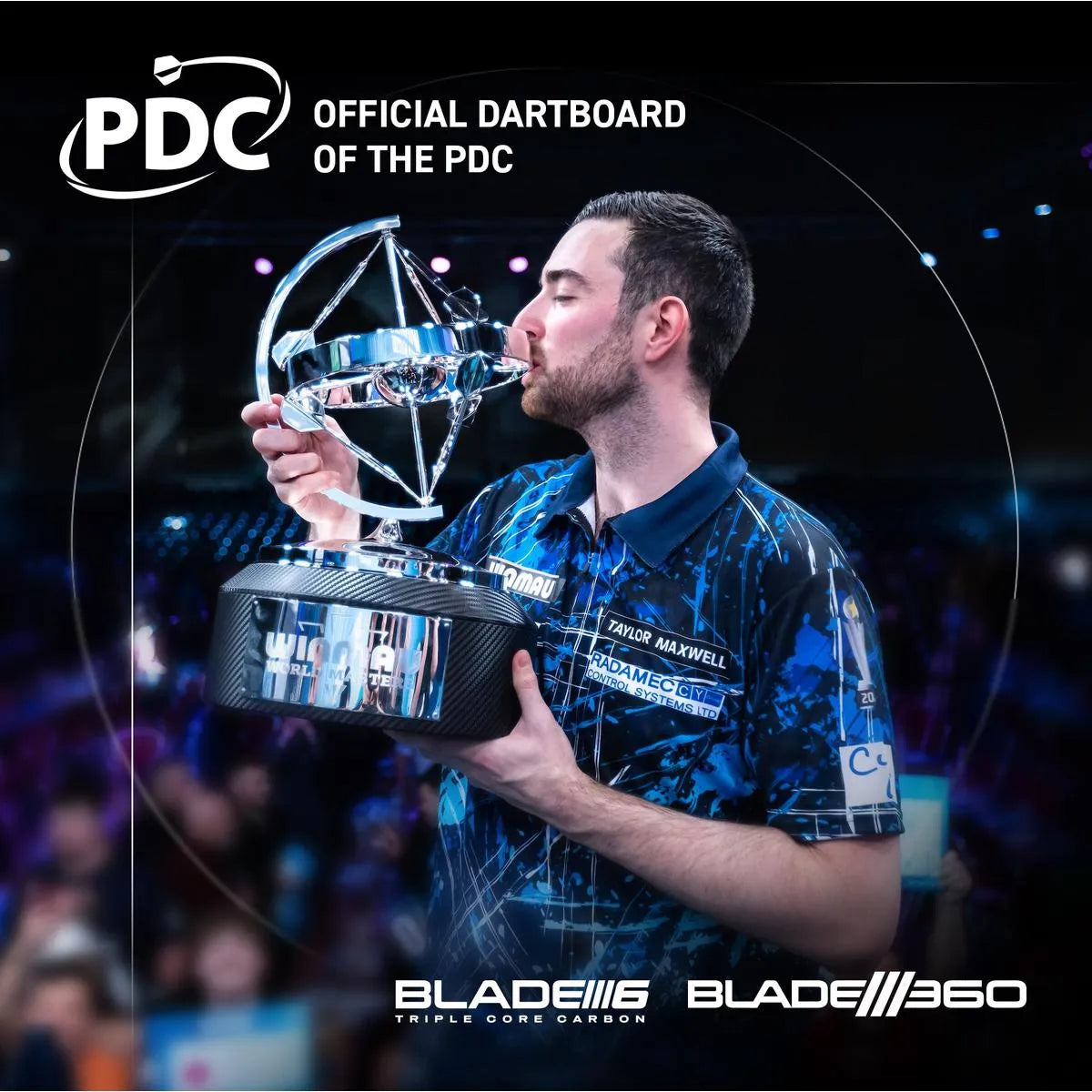 Blade 360 Triple Core Dartboard - Official Pdc Match Quality