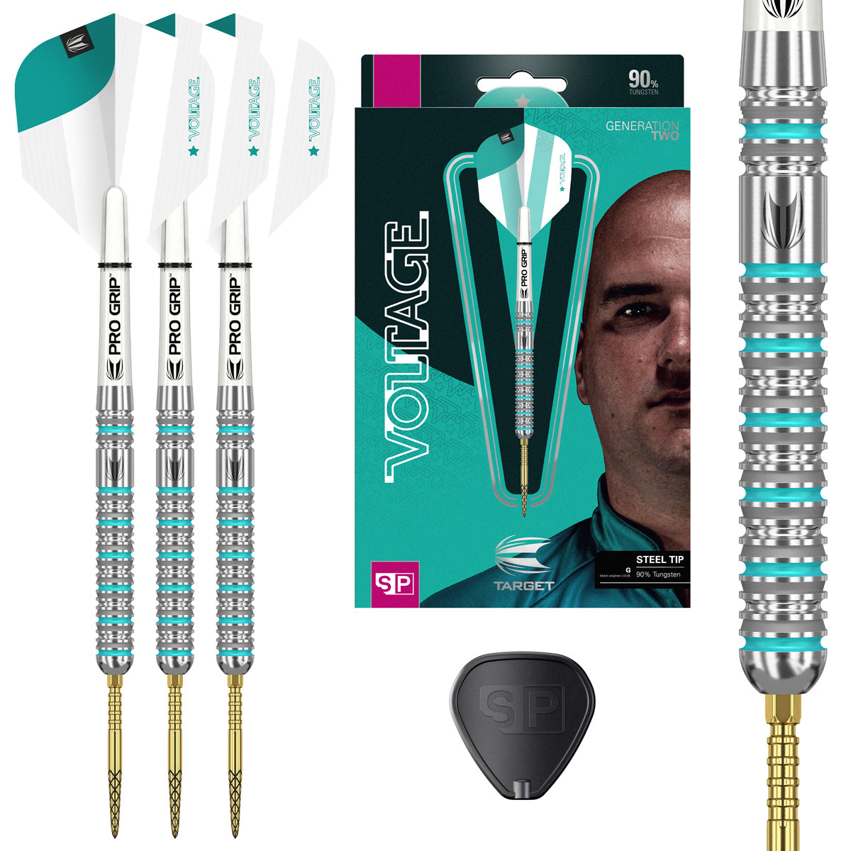 Rob Cross G2 90% Tungsten Swiss Steel Tip Darts By Target