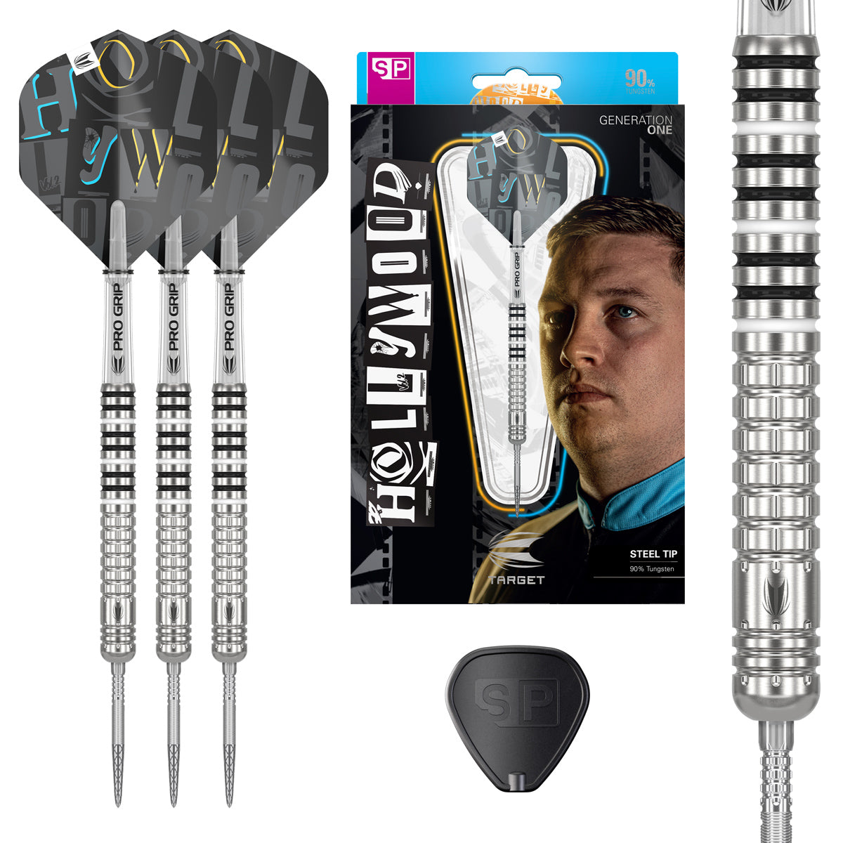 Chris Dobey G1 90% Tungsten Steel Tip Darts By Target