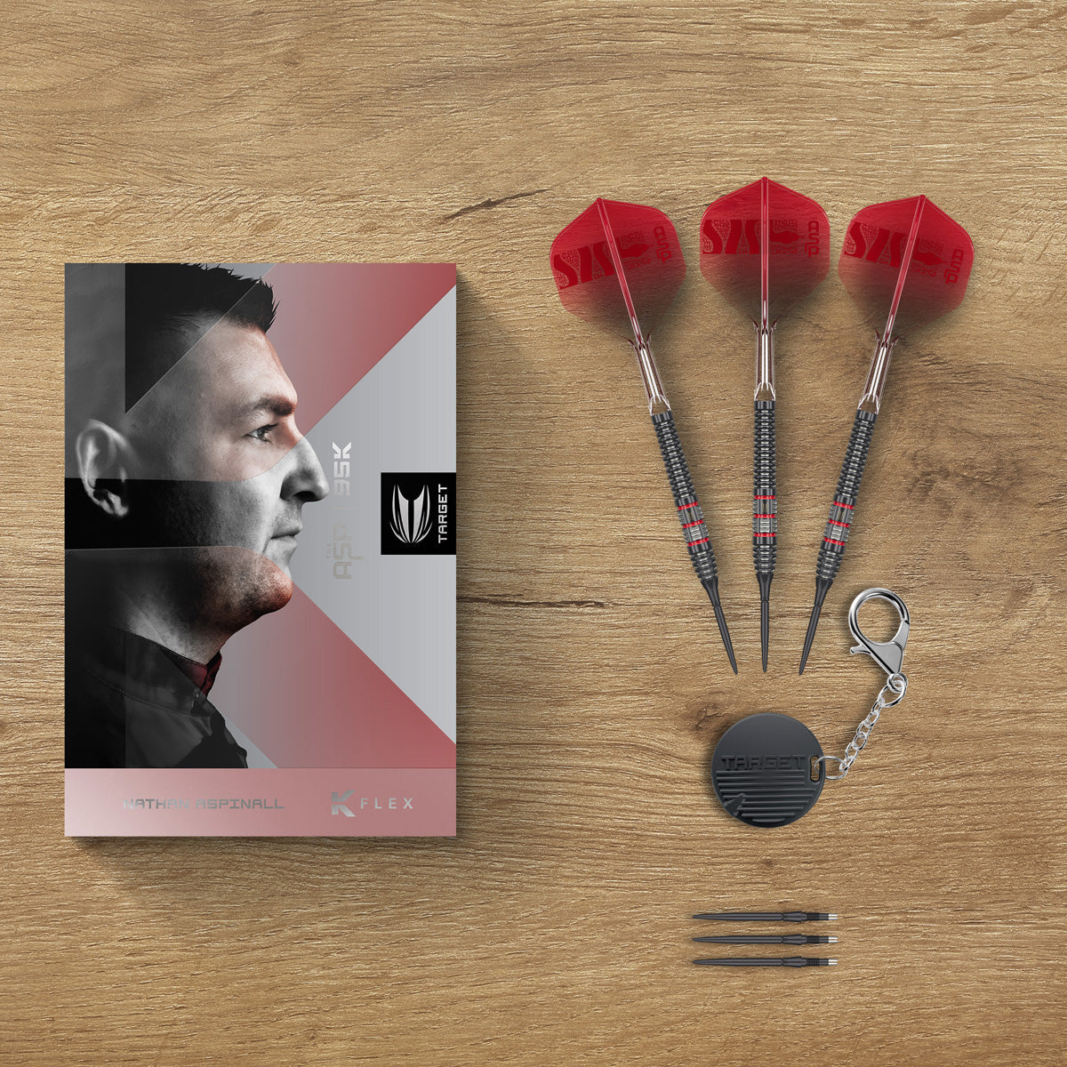 Target Nathan Aspinall Asp 95K 95% Tungsten Sp Steel Tip Darts