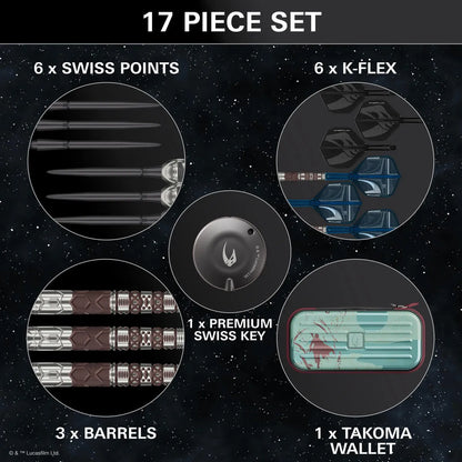 Star Wars™ | Target Mandalorian 95% Tungsten Sp Steel Tip Darts