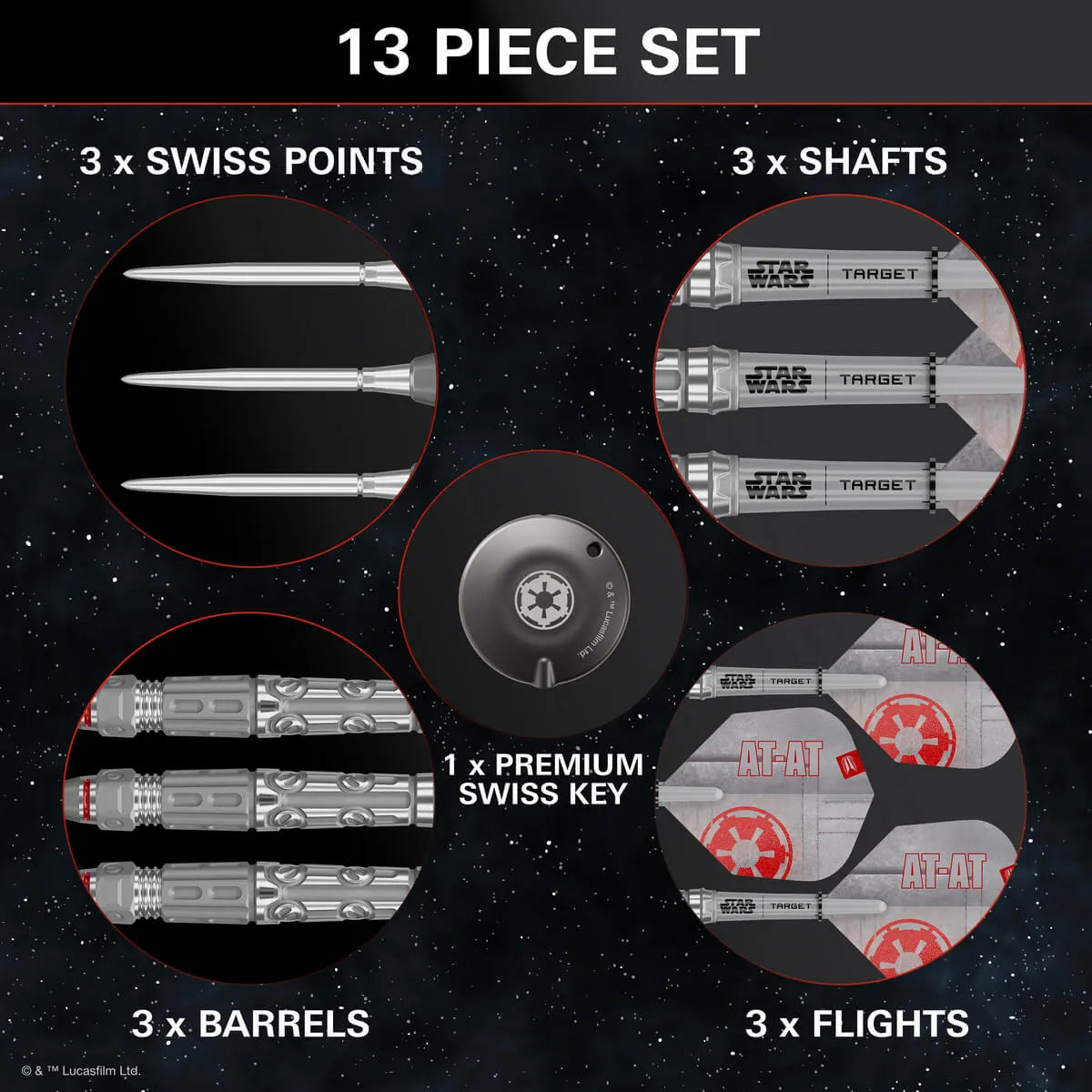 Star Wars™ | Target At-At 90% Tungsten Sp Steel Tip Darts