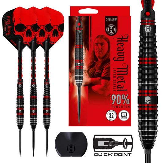 Harrows Ryan Searle QP 90% Tungsten Steel Tip Darts