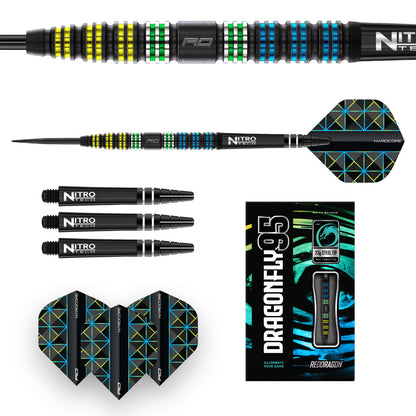 Dragonfly 95 Tapered 95% Tungsten Steel Tip Darts By Red Dragon
