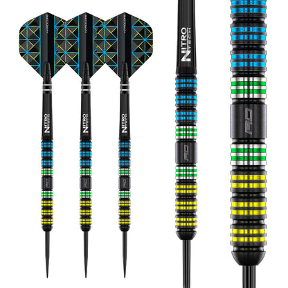 Dragonfly 95 Parallel 95% Tungsten Steel Tip Darts By Red Dragon