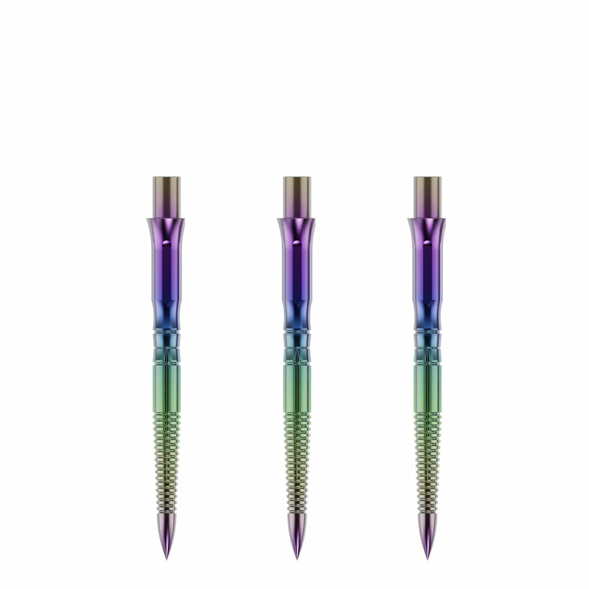 Caliburn Replaceable Dart Points - Bamboo - Rainbow 32Mm
