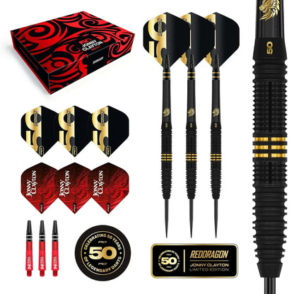 Red Dragon Jonny Clayton 50 Year Limited Edition Player Box