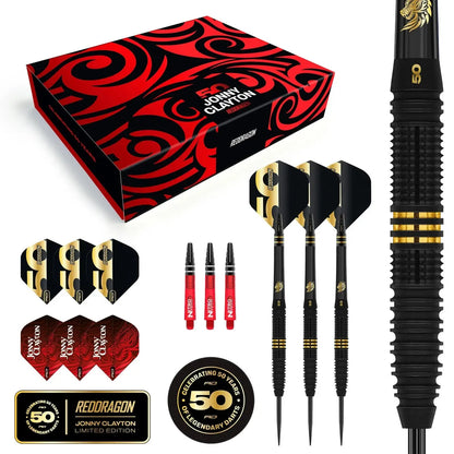 Red Dragon Jonny Clayton 50 Year Limited Edition Player Box