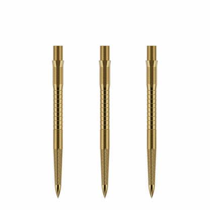 Caliburn Replaceable Dart Points - Micro Grip - Gold - 40Mm