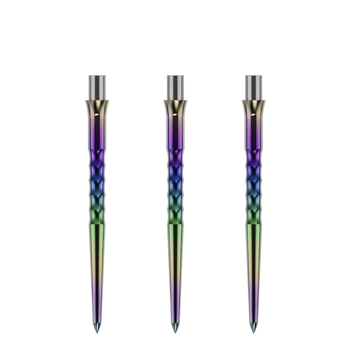 Caliburn Replaceable Dart Points - Ripple - No Lip - Rainbow 36Mm