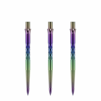Caliburn Replaceable Dart Points - Bamboo - Rainbow 28 Mm
