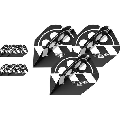 Hollywood Action Pro Ultra Dart Flights X 3 Sets By Targe No 6