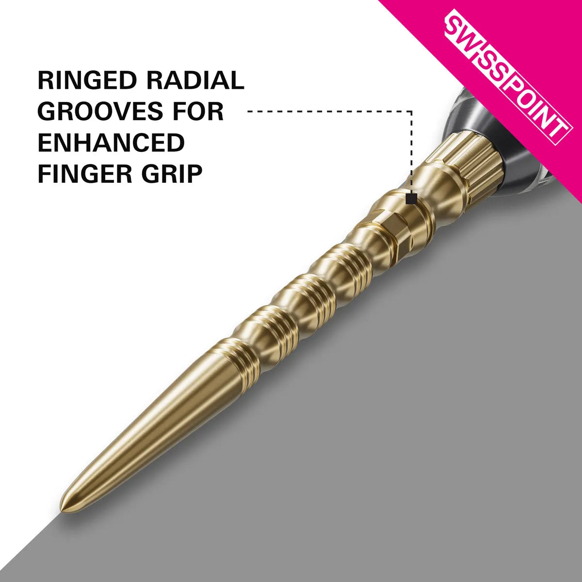 Target Swiss Signature TRB Gold points side view