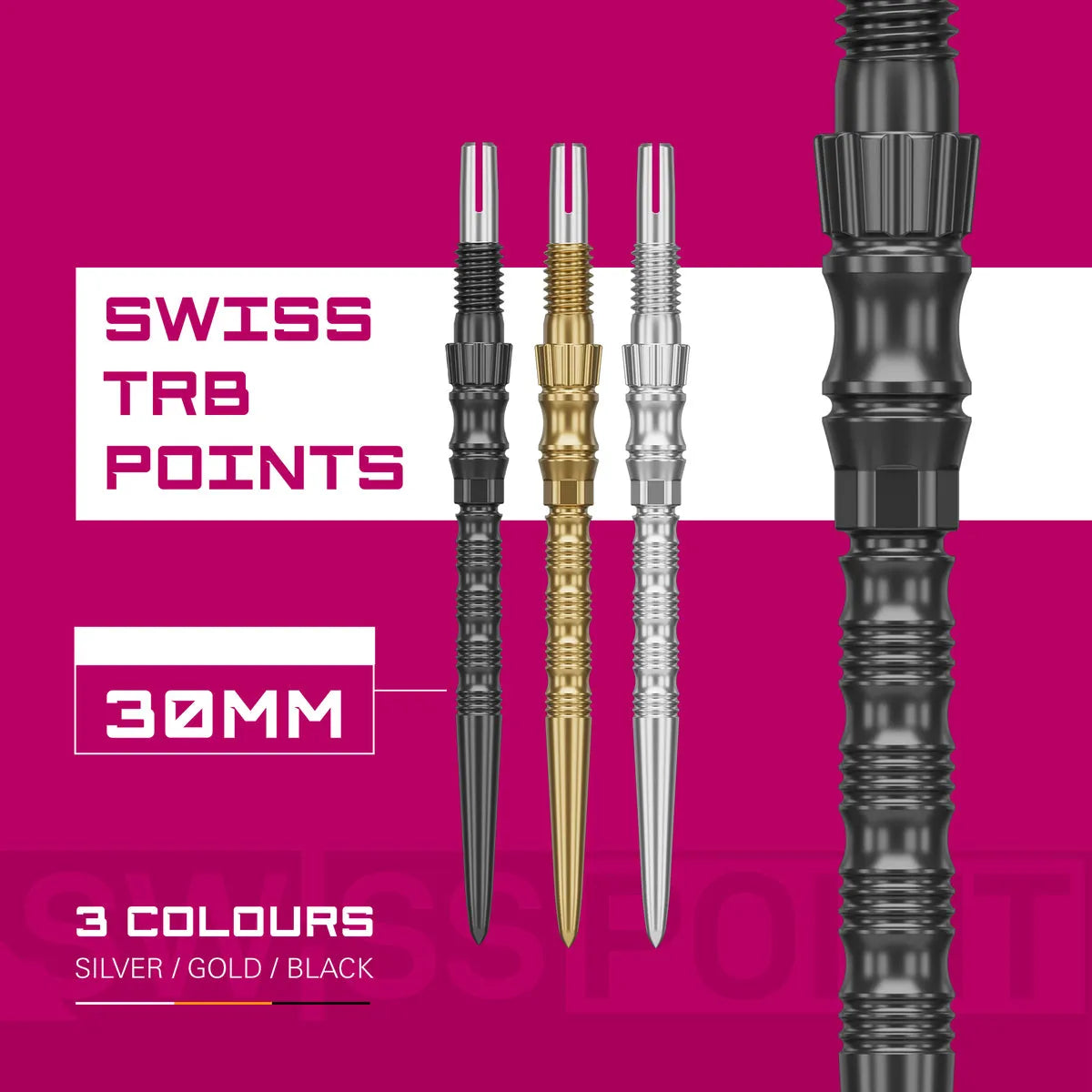 Target Swiss Signature TRB Black points detail