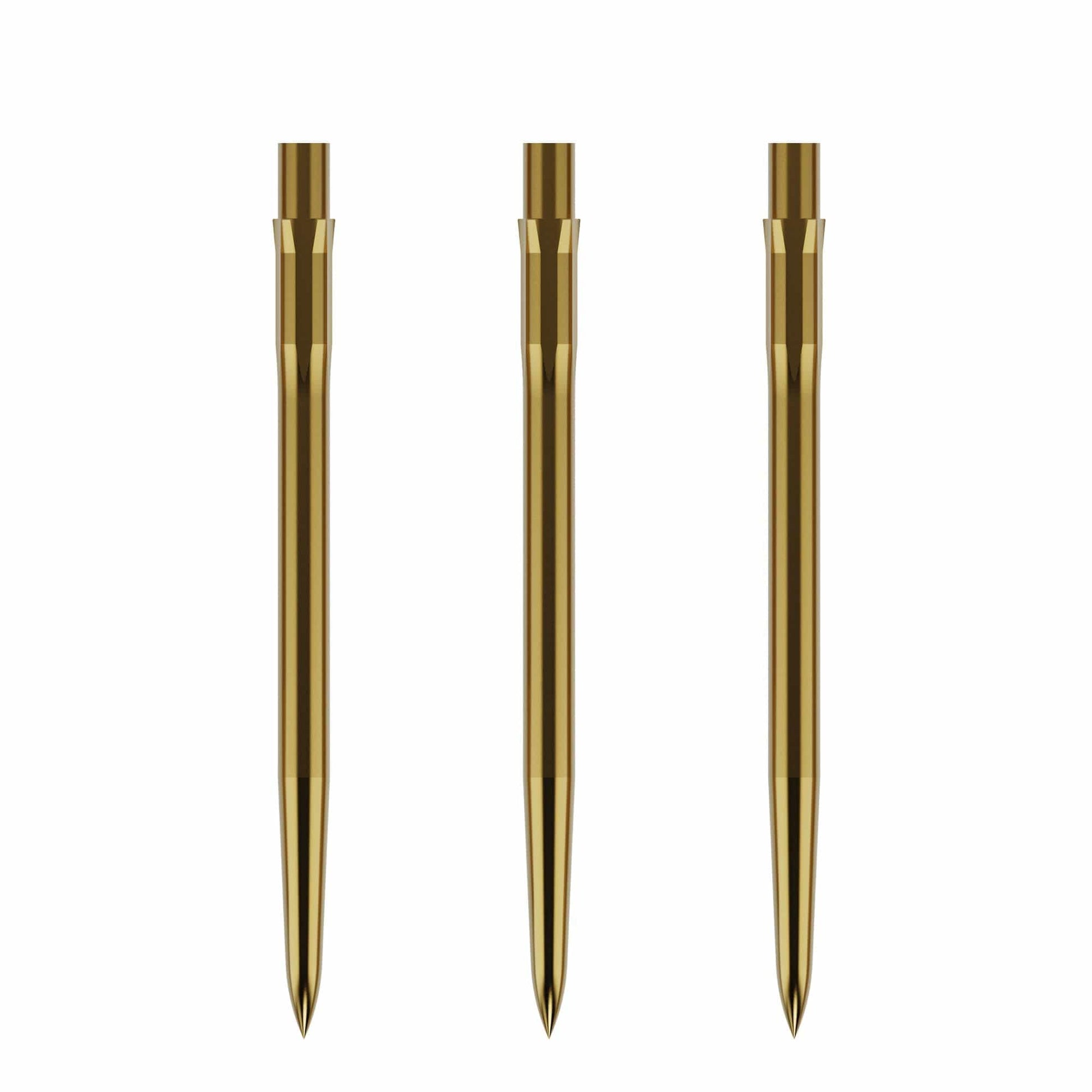 Caliburn Replaceable Dart Points - Smooth - Gold - 40Mm