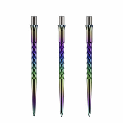 Caliburn Replaceable Dart Points - Ripple - No Lip - Rainbow 36Mm