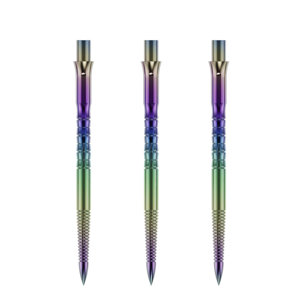 Caliburn Replaceable Dart Points - Bamboo - Rainbow 28 Mm