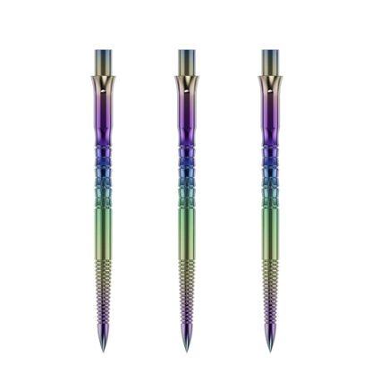 Caliburn Replaceable Dart Points - Bamboo - Rainbow 28 Mm
