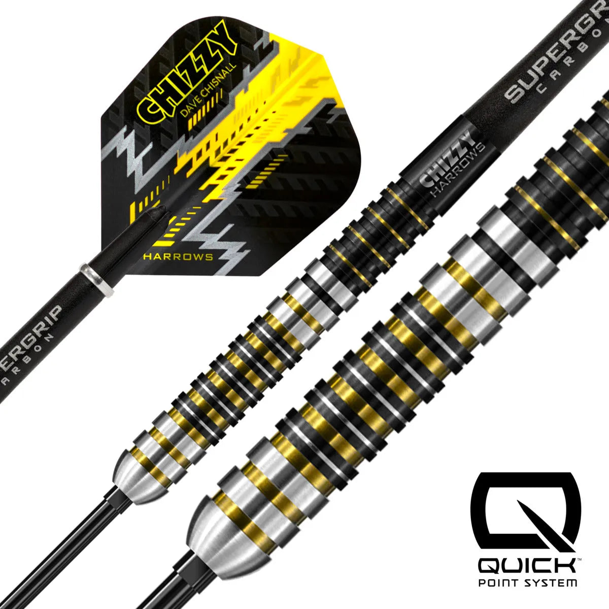 Harrows Chizzy QP dart detail