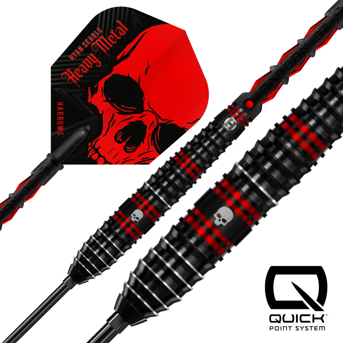 Harrows Ryan Searle QP 90% Tungsten Steel Tip Darts