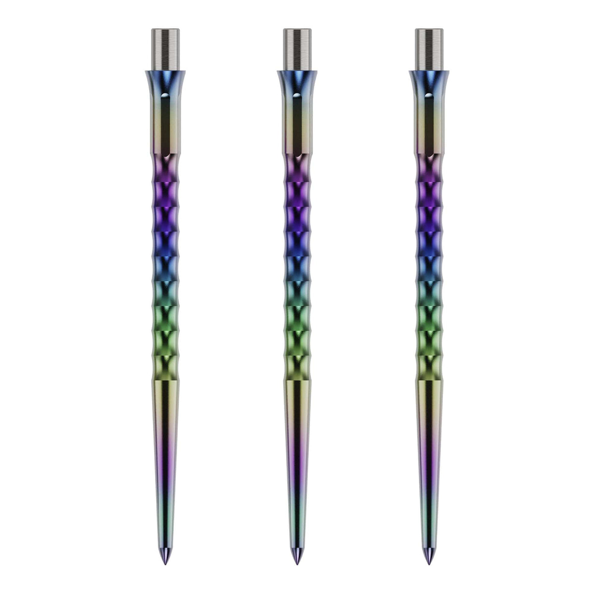 Caliburn Replaceable Dart Points - Ripple - No Lip - Rainbow 36Mm