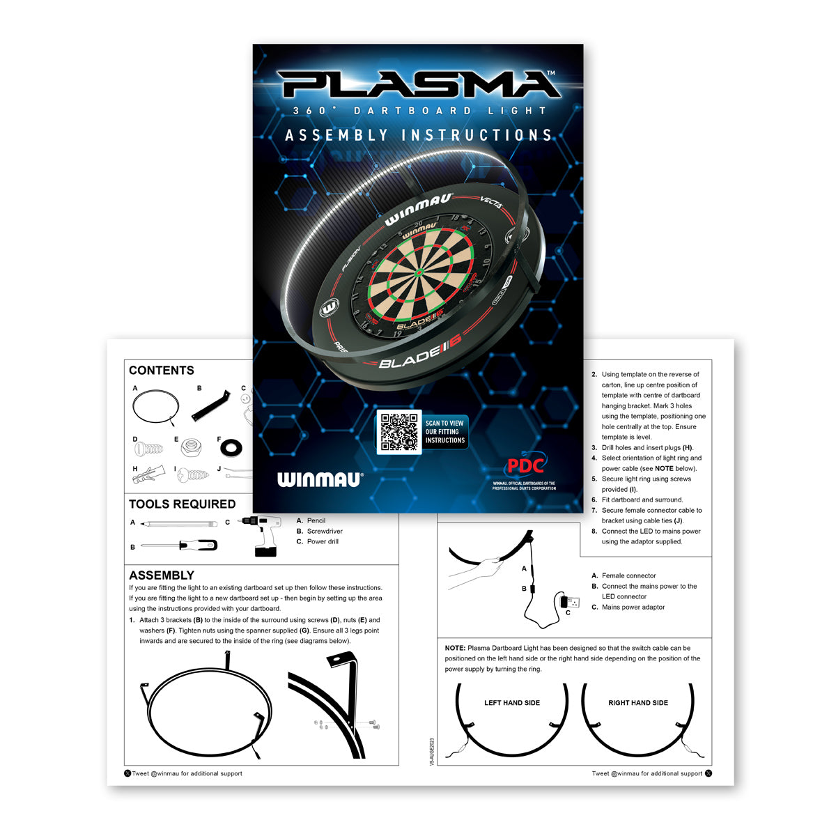 Plasma Ice Dartboard Surround Light