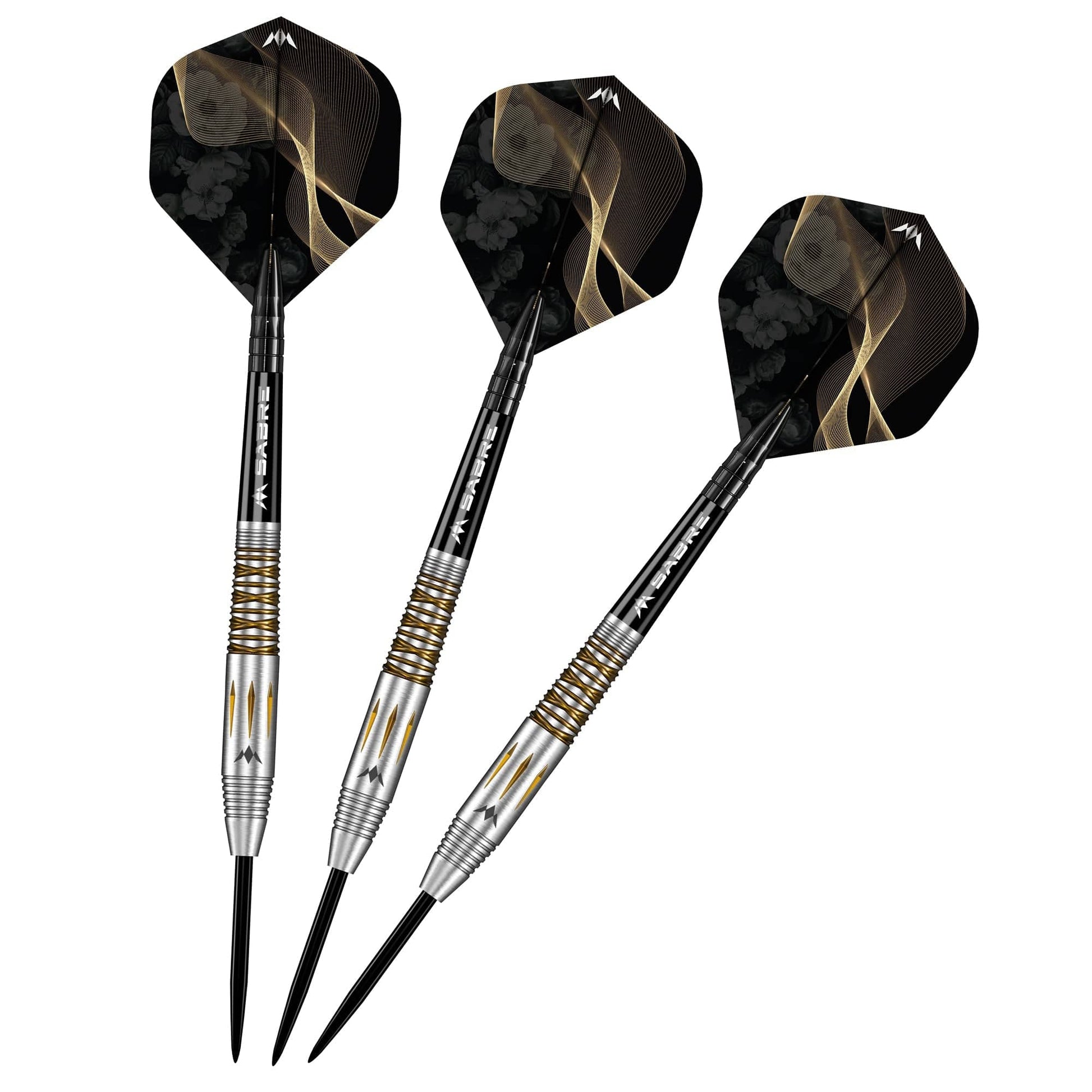 Mission Almudena Fajardo Ayuso Darts - Steel Tip - 95% Tungsten - Gold Pvd Milled Silver