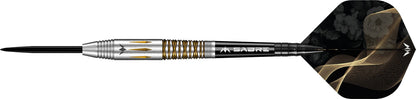 Mission Almudena Fajardo Ayuso Darts - Steel Tip - 95% Tungsten - Gold Pvd Milled Silver