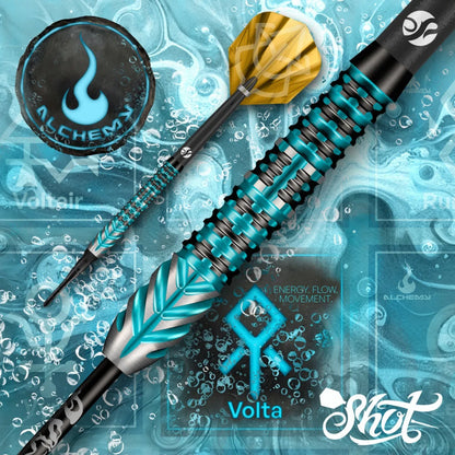 Shot Alchemy Volta 90% Tungsten Steel Tip Darts