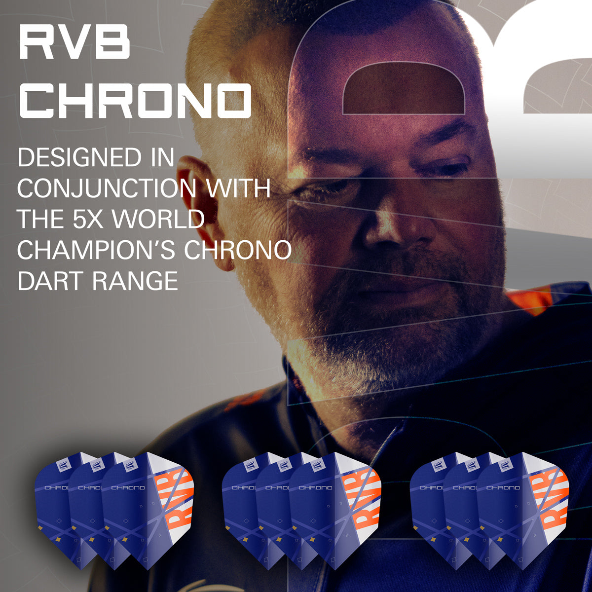 Raymond Van Barneveld Chrono Pro Ultra Dart Flights X 3 Sets By Target No6
