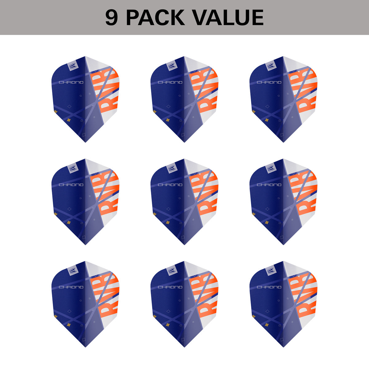 Raymond Van Barneveld Chrono Pro Ultra Dart Flights X 3 Sets By Target No6