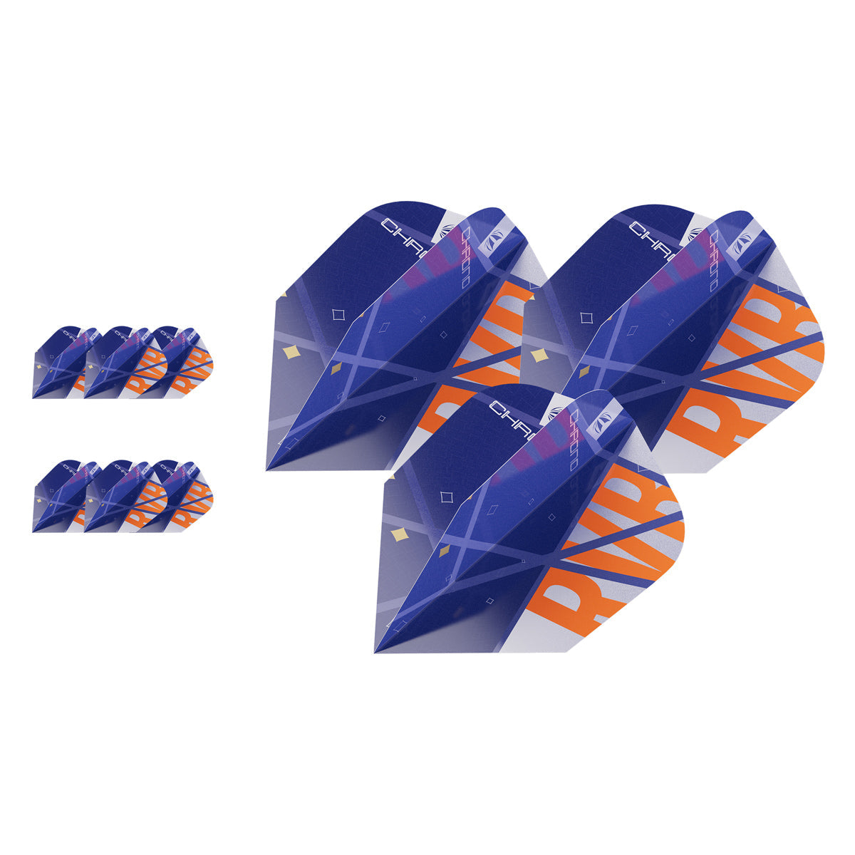 Raymond Van Barneveld Chrono Pro Ultra Dart Flights X 3 Sets By Target No6
