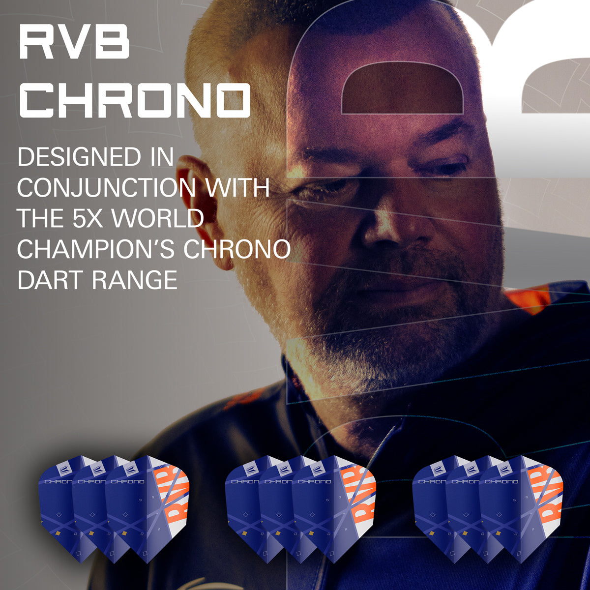 Raymond Van Barneveld Chrono Pro Ultra Dart Flights X 3 Sets By Target No6