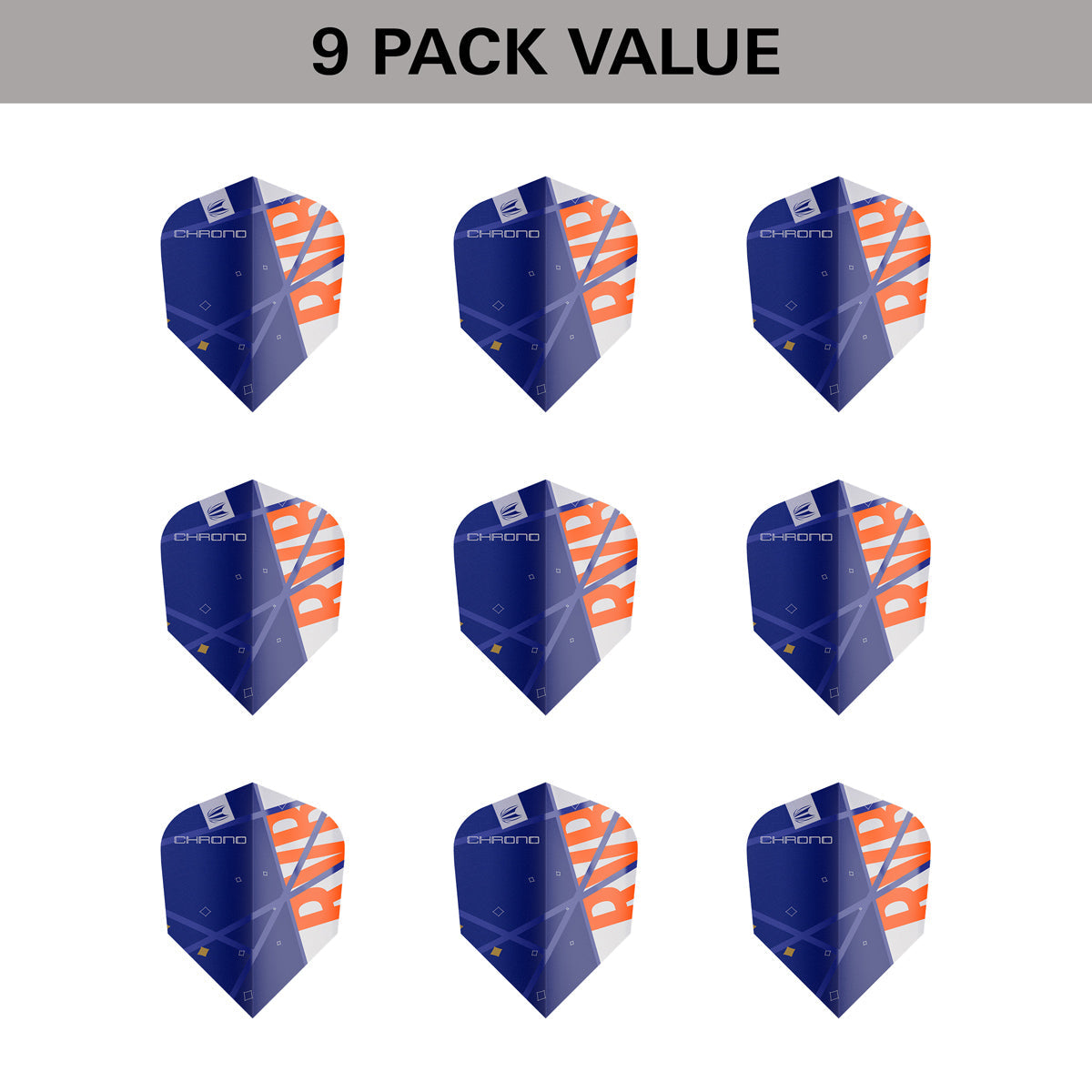 Raymond Van Barneveld Chrono Pro Ultra Dart Flights X 3 Sets By Target No6