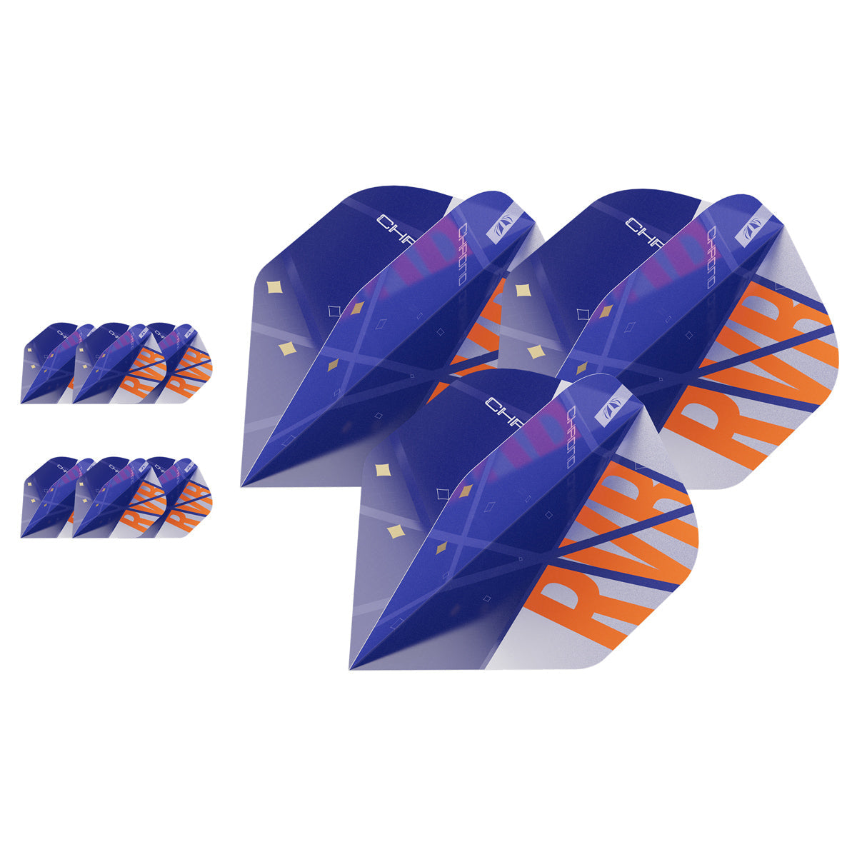 Raymond Van Barneveld Chrono Pro Ultra Dart Flights X 3 Sets By Target No6