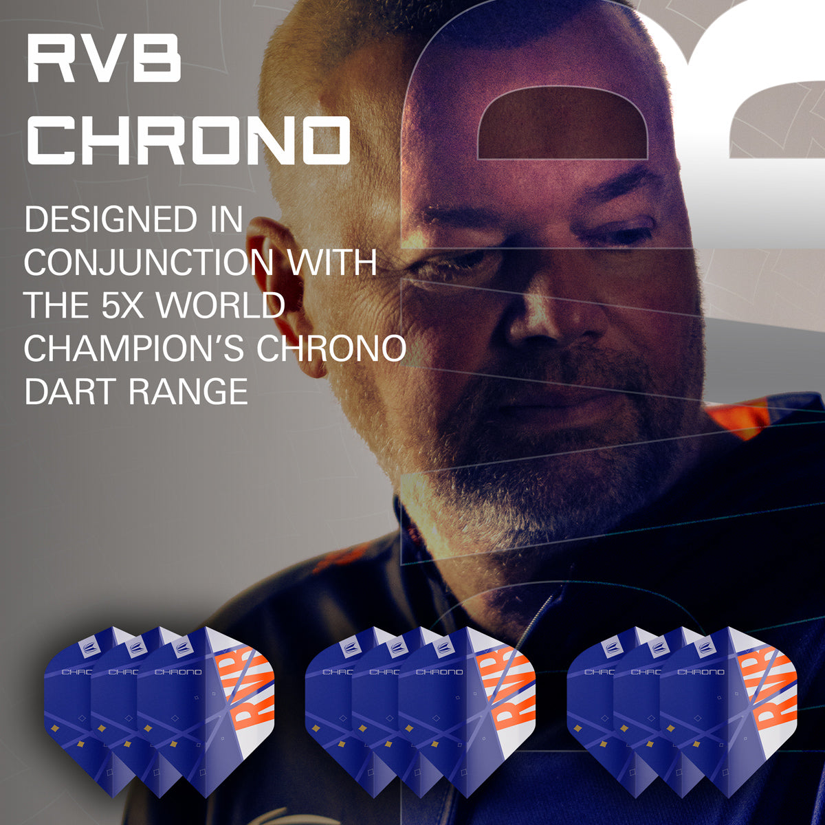 Raymond Van Barneveld Chrono Pro Ultra Dart Flights X 3 Sets By Target No6