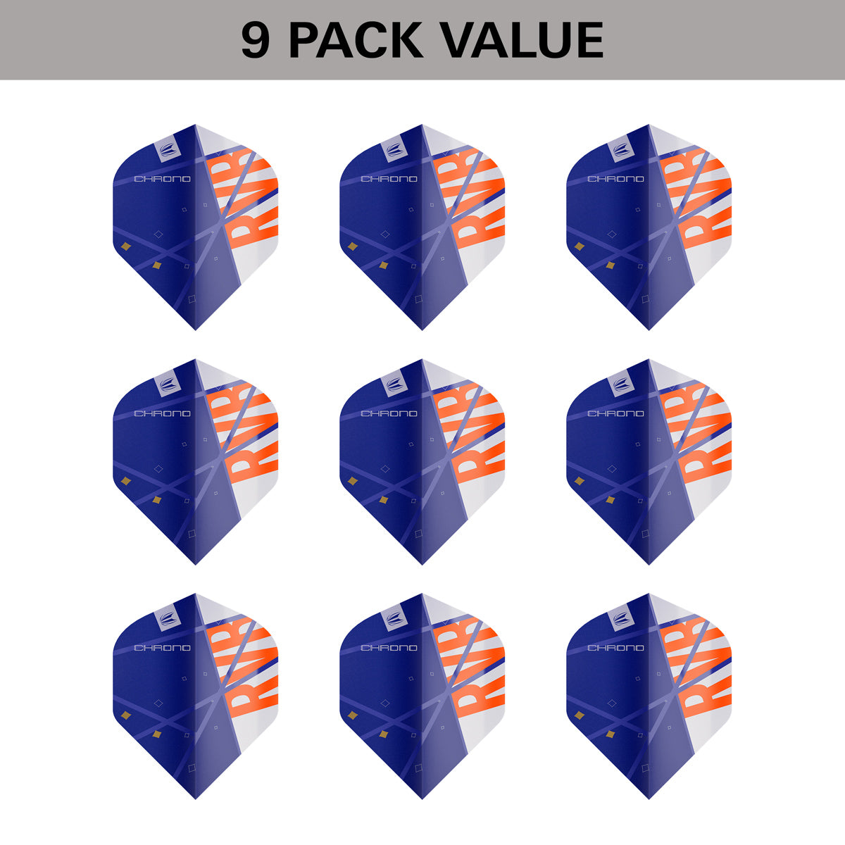 Raymond Van Barneveld Chrono Pro Ultra Dart Flights X 3 Sets By Target No6